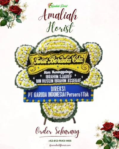Papan Bunga Duka di Sogaten